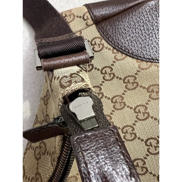 Vintage GUCCI GG Fabric Shoulder Cross Body Bag - Picture 10 of 14